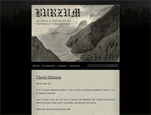 Tablet Screenshot of burzum.com